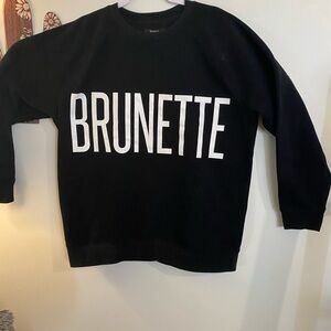 Black Brunette the Label Sweatshirt